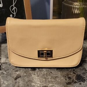 Forever 21 Elegant Cream Clutch Bag